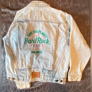 Vintage 1980’s Hard Rock Cafe Orlando Jean Jacket